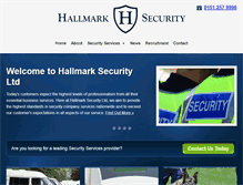 Tablet Screenshot of hallmark-security.com